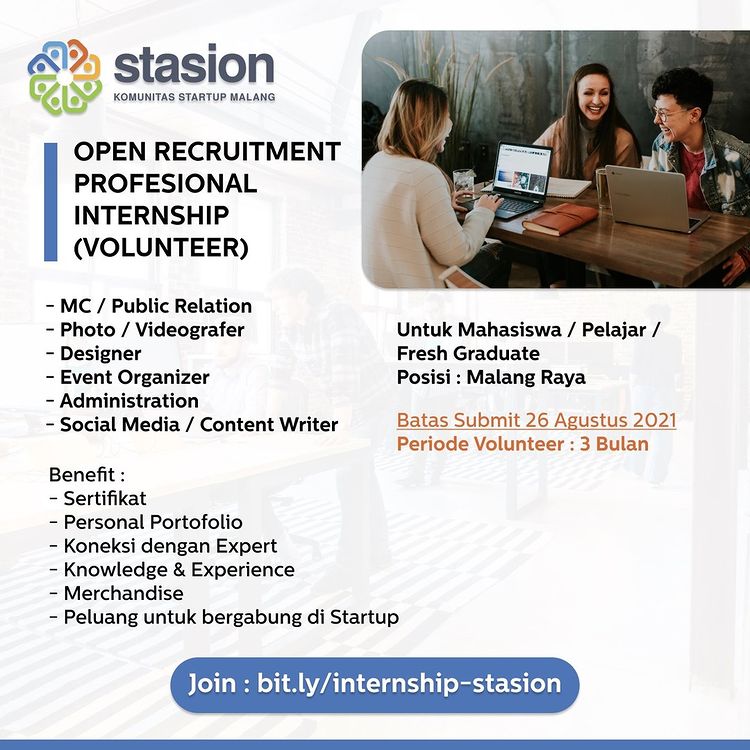 Professional Internship (Volunteer) STASION Malang
